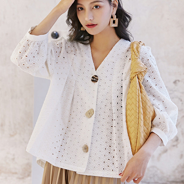 Broderie Lace Summer Jacket